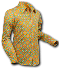 Dotsgrid light-green, orange