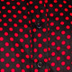 Lady Blouse Polka-Dots black, red