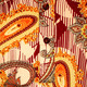 3/4-Arm-Dress Paisley & Stripes creme, bordeaux, orange