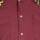 Shortsleeved Cowboy-Shirt Leo aubergine