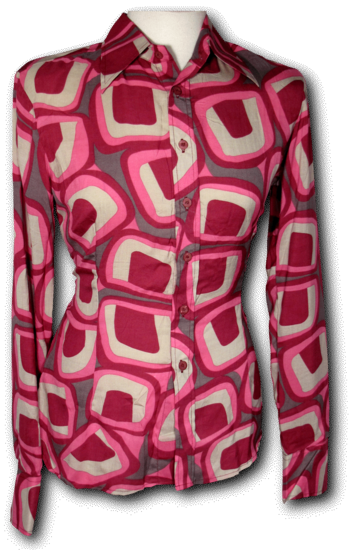 Lady Blouse Square pink