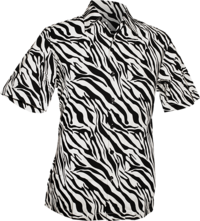 Shortsl.  Zebra white, black