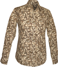 Paisley creme , grey , blue