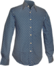 Polka-Dots blue-white