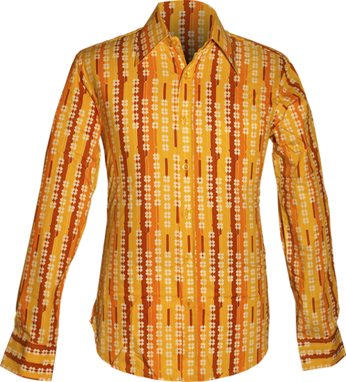 70's Shamrock light-brown , orange