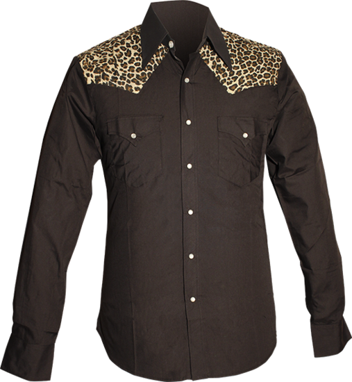 Cowboy-Shirt Leo black