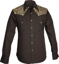 Cowboy-Shirt Leo black