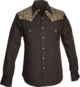 Cowboy-Shirt Leo black