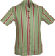Shortsl. Stripes creme, mint, black, red