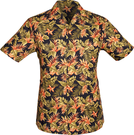 Shortsl. Jungle Plants navy, green, rose